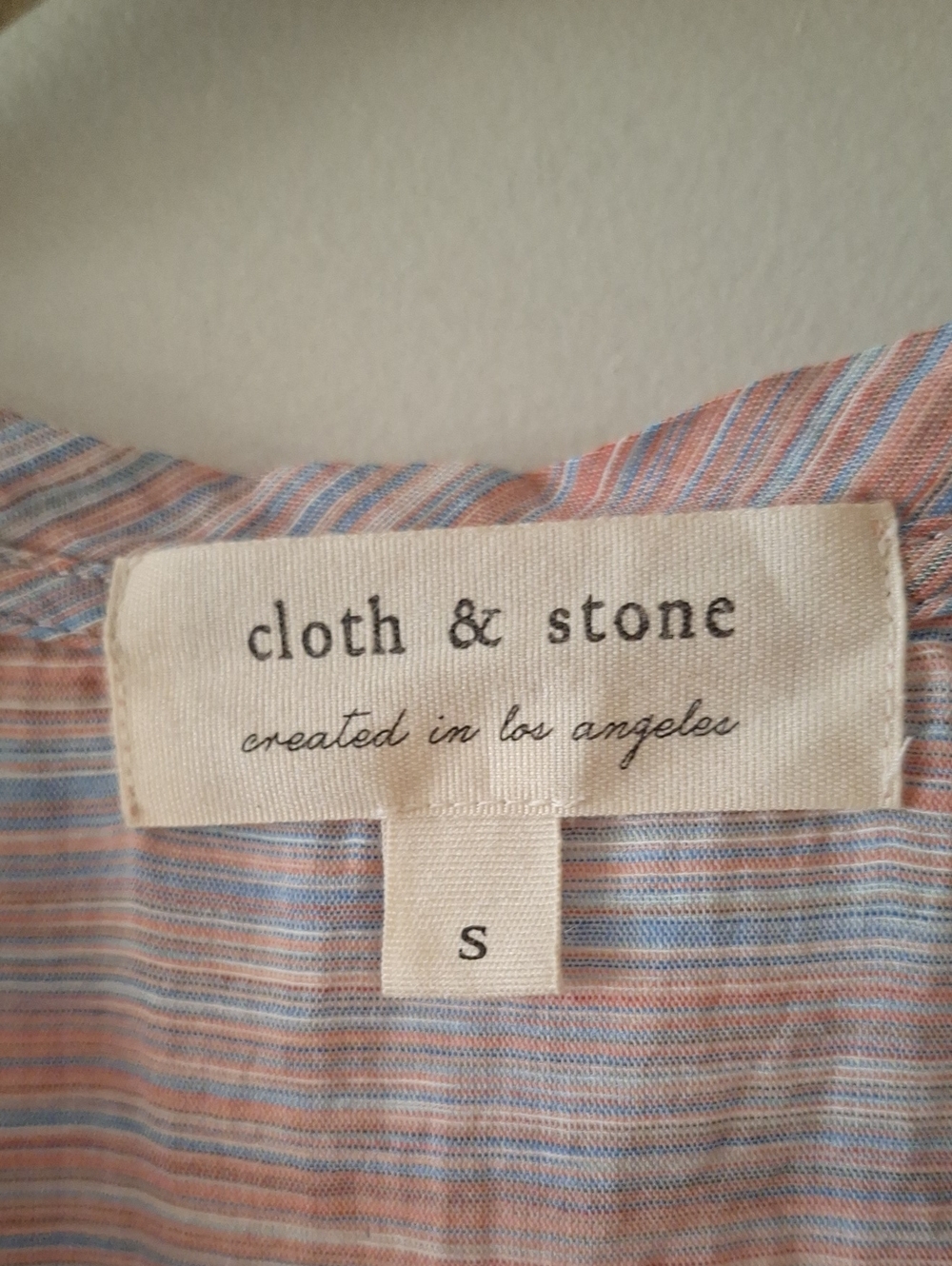 CLOTH & STONE Women's Cotton V-Neck Short Sleeve T Shirt - Size Small - Picture 5 of 10